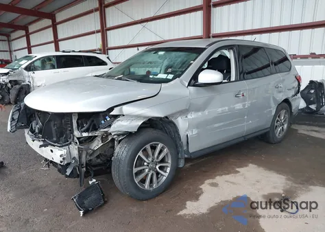 2014 Nissan Pathfinder S z USA, uszkodzony, nr VIN 5N1AR2MM8EC635200